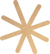 Brown Star Illustration 