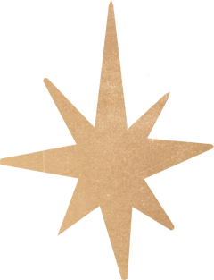 Brown Star Illustration 