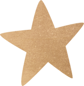 Gold Star Illustration 