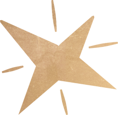 Brown Star Illustration 