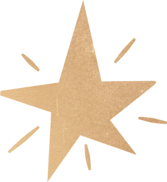 Brown Star Illustration 